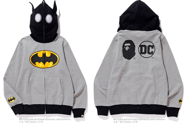 bape batman hoodie with ears