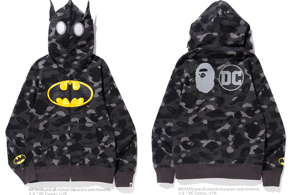 bape batman hoodie with ears