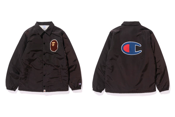 bape x champion college crewneck