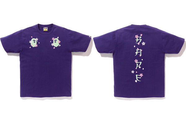 purple bape shirts