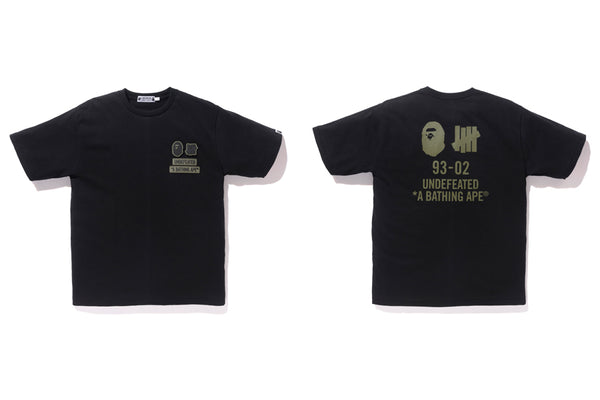 undefeated x bape shirt