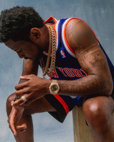 BAPE X MITCHELL & NESS NEW YORK KNICKS JERSEY TANK TOP MENS