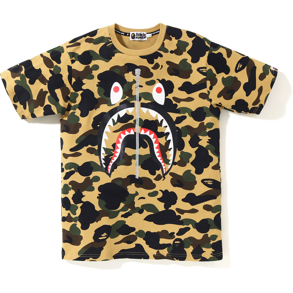 bape shark camo t shirt