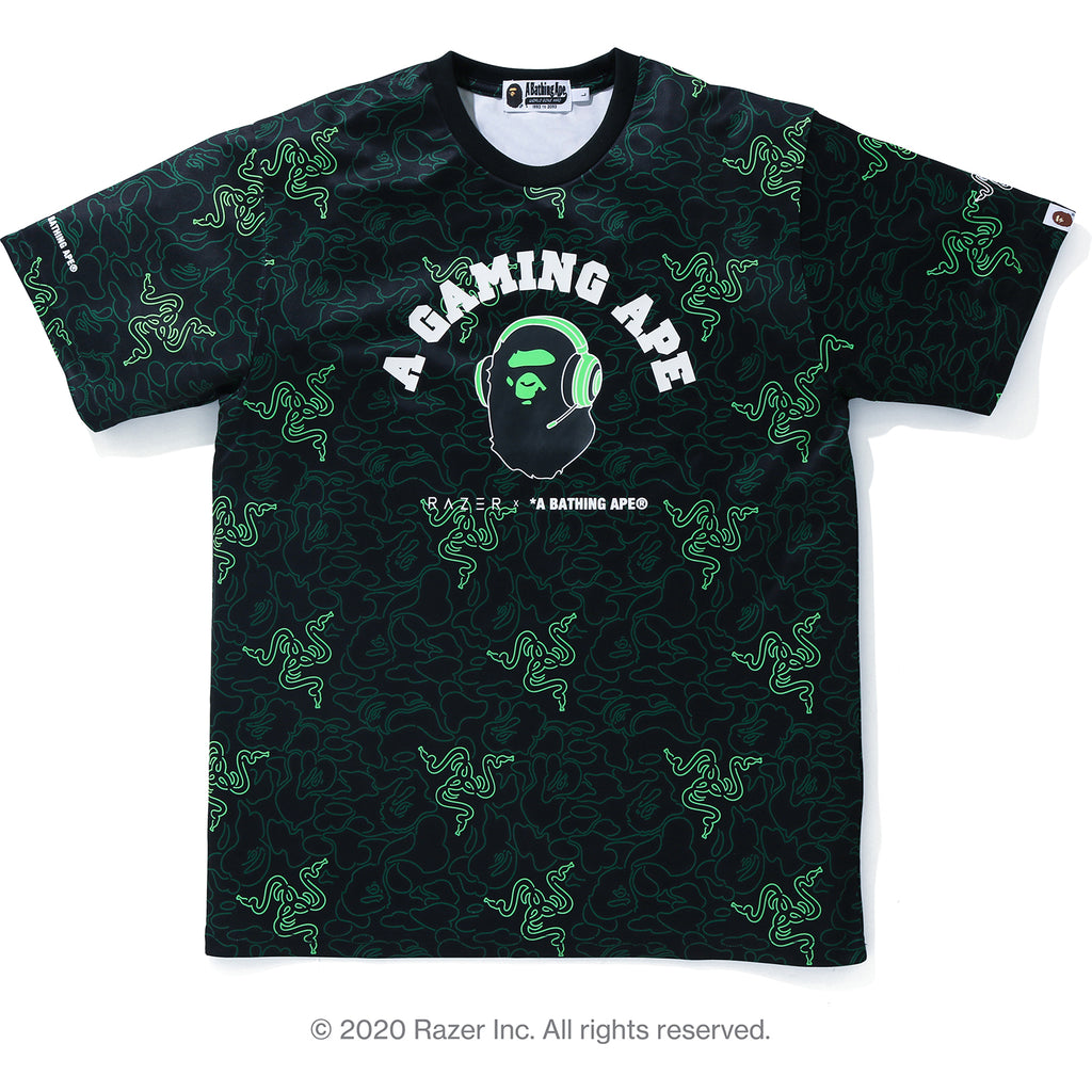 bathing ape camo t shirt