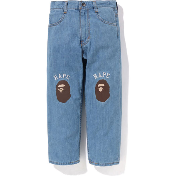 宅急便は割引特典対象！ 新品未使用 BAPE KIDS ABC DAMAGED DENIM