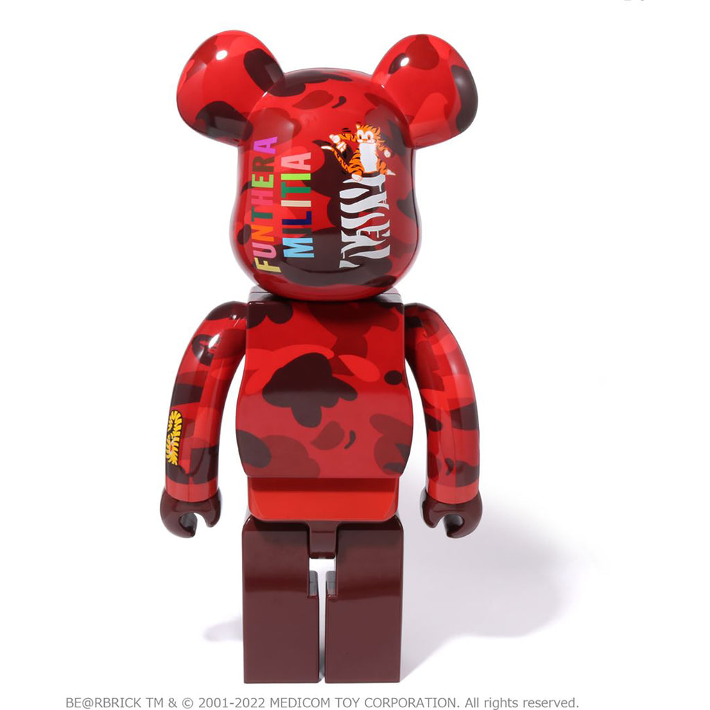 BE@RBRICK BAPE CAMO TIGER 1000％RED 新品未開封-