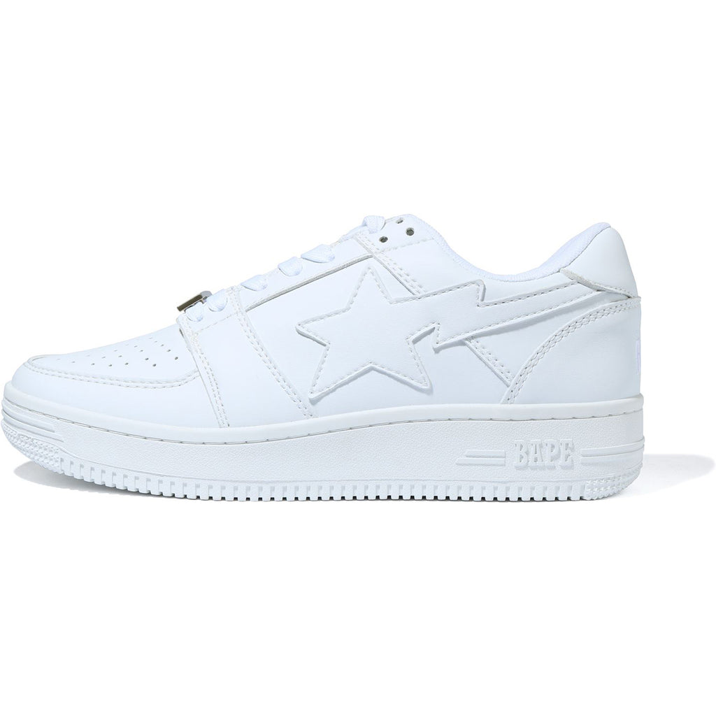 white bapesta sneakers