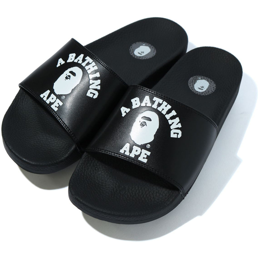 COLLEGE SLIDE SANDALS MENS | us.bape.com