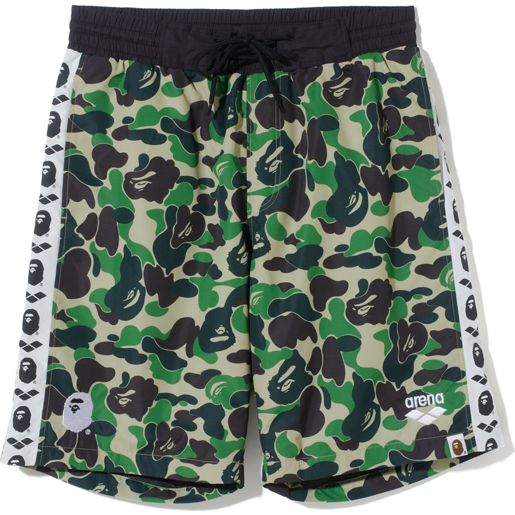 bape mixed camo shorts