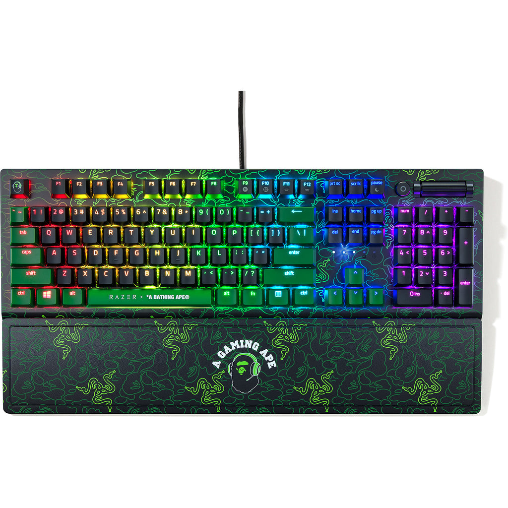 RAZER X A BATHING APE NEON CAMO BLACKWIDOW V3 MENS | us.bape.com