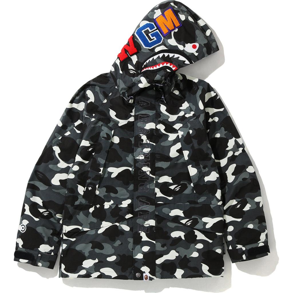 camo shark jacket