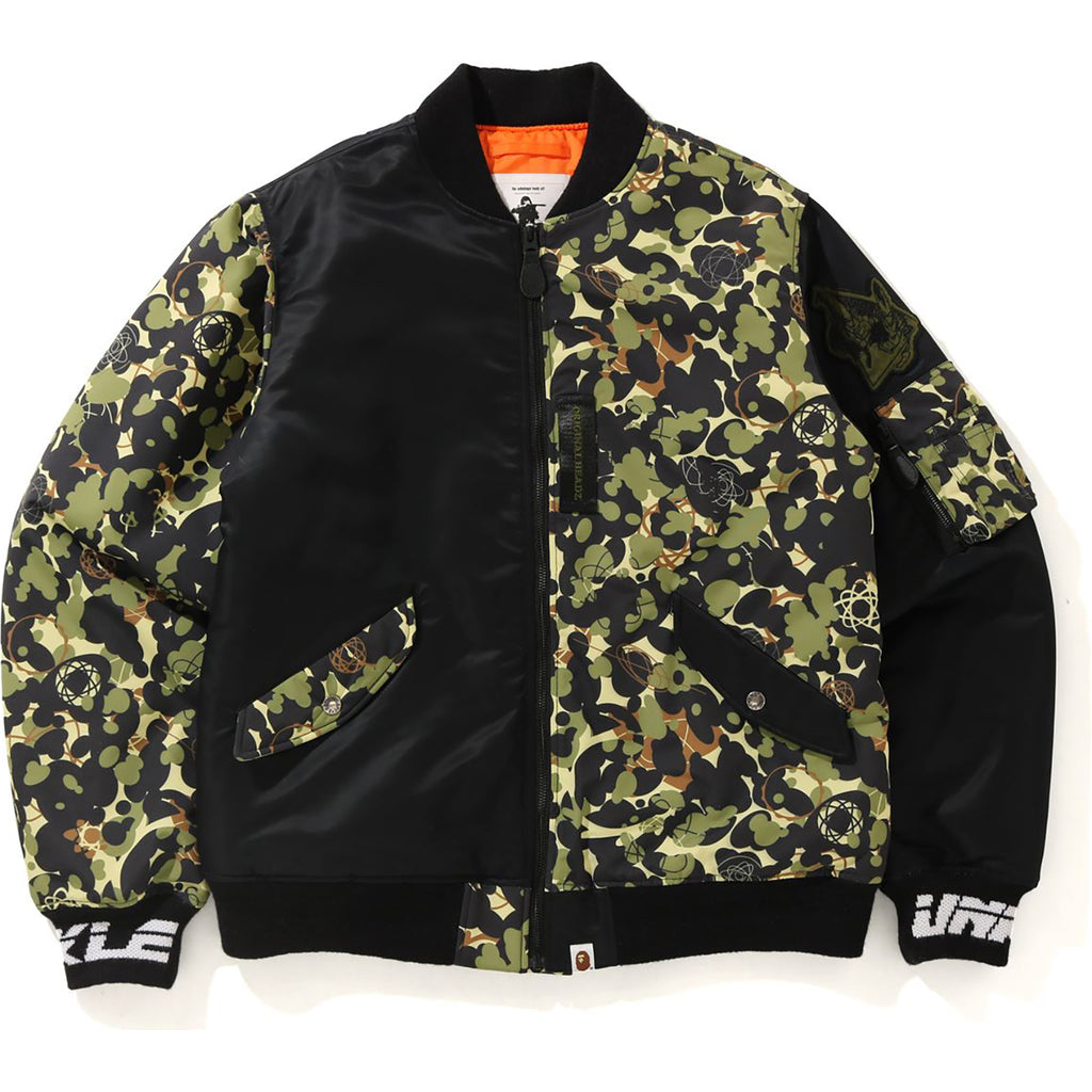 2022年限定カラー GAKKINx NUBIAN HANABATSU CAMO MA1 JACKET - 通販