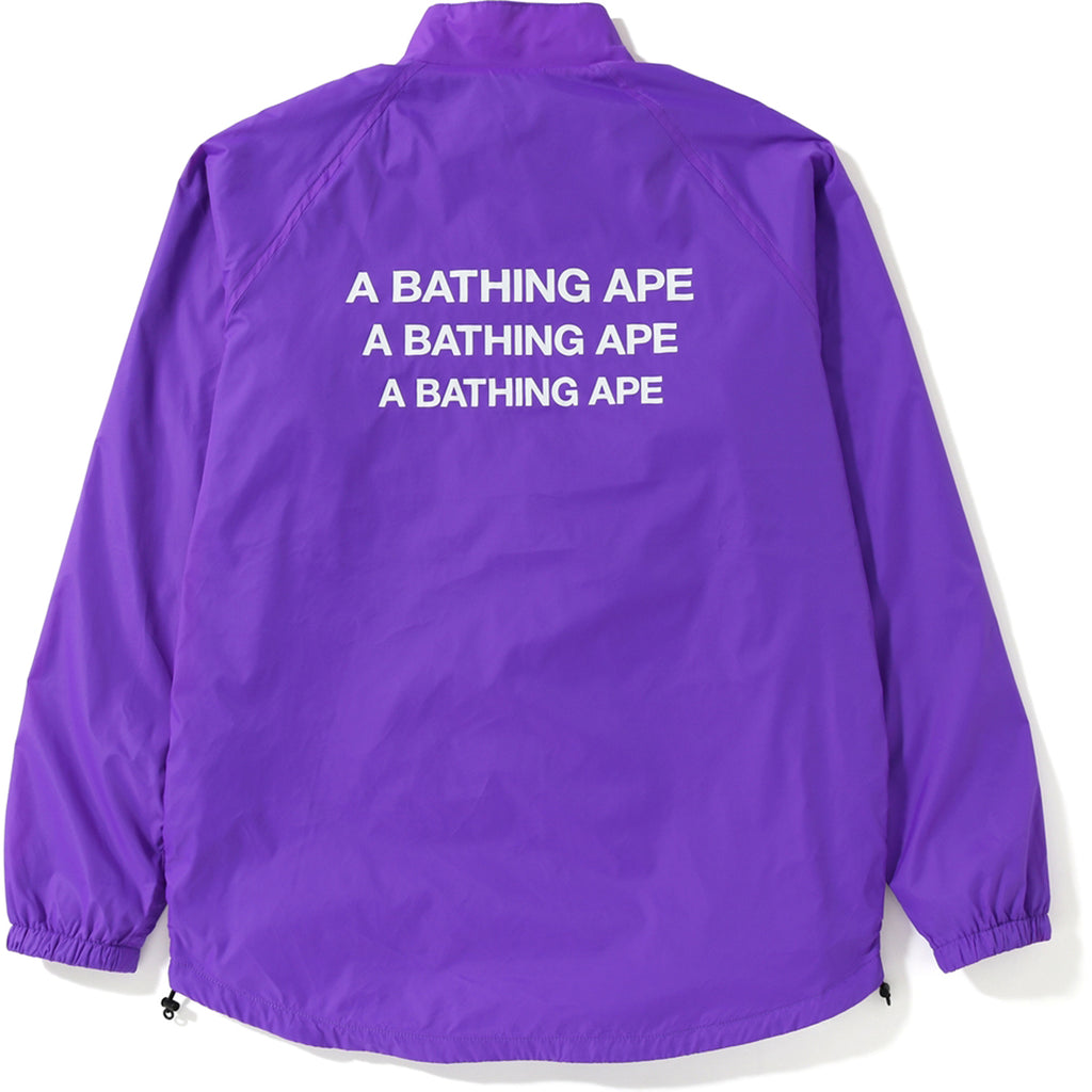 purple bape windbreaker