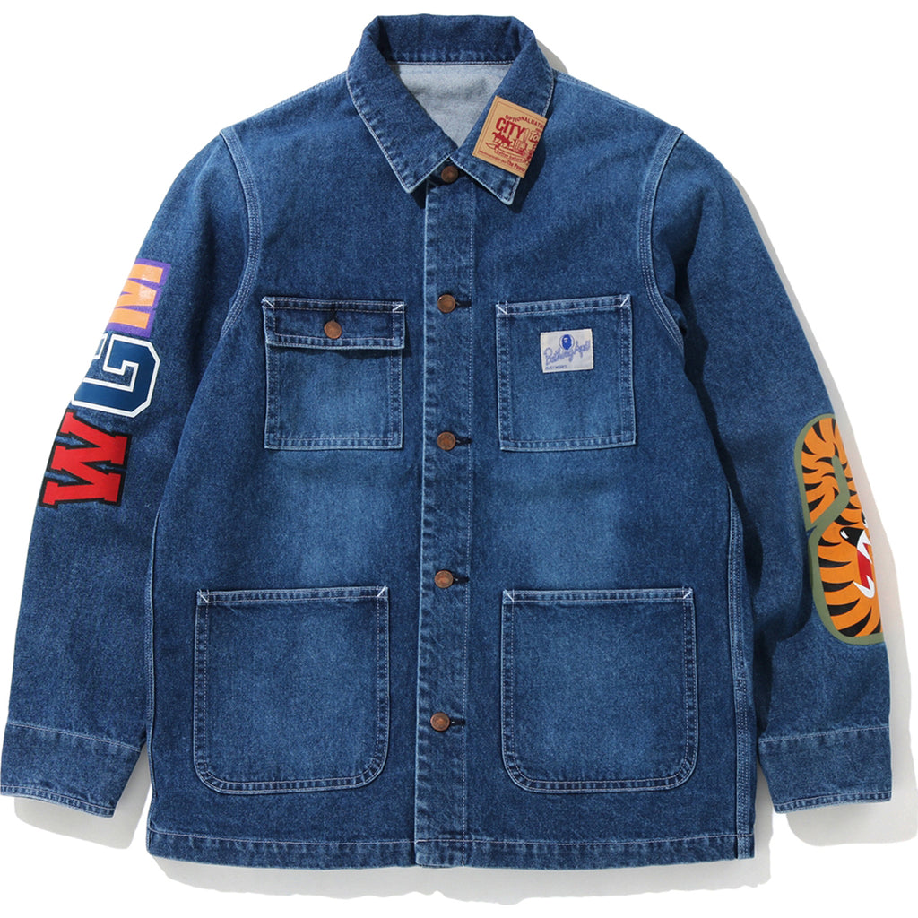 bathing ape jean jacket