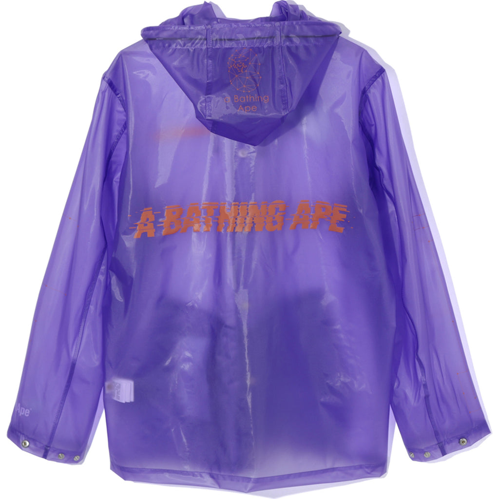 purple bape windbreaker