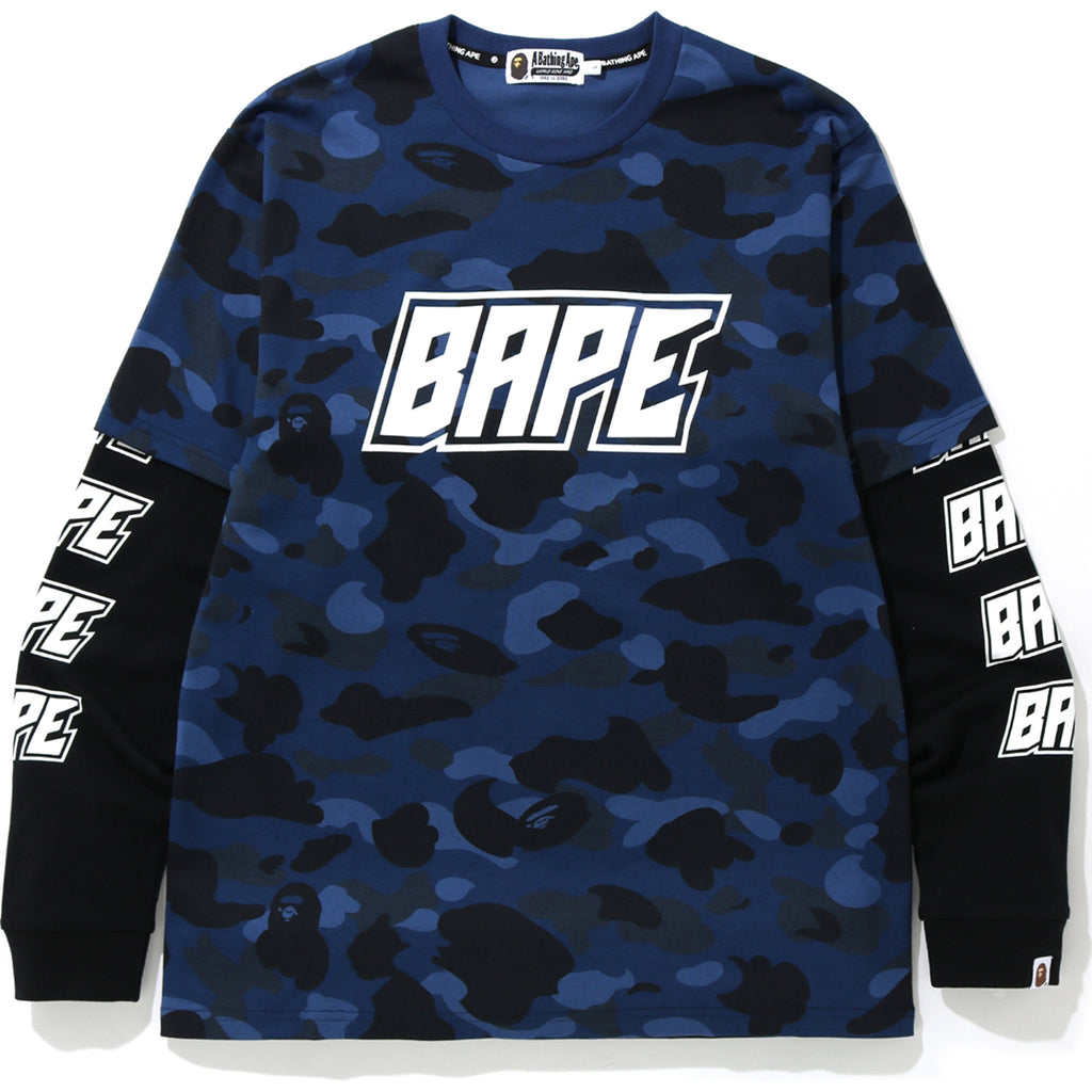 blue bape shirt