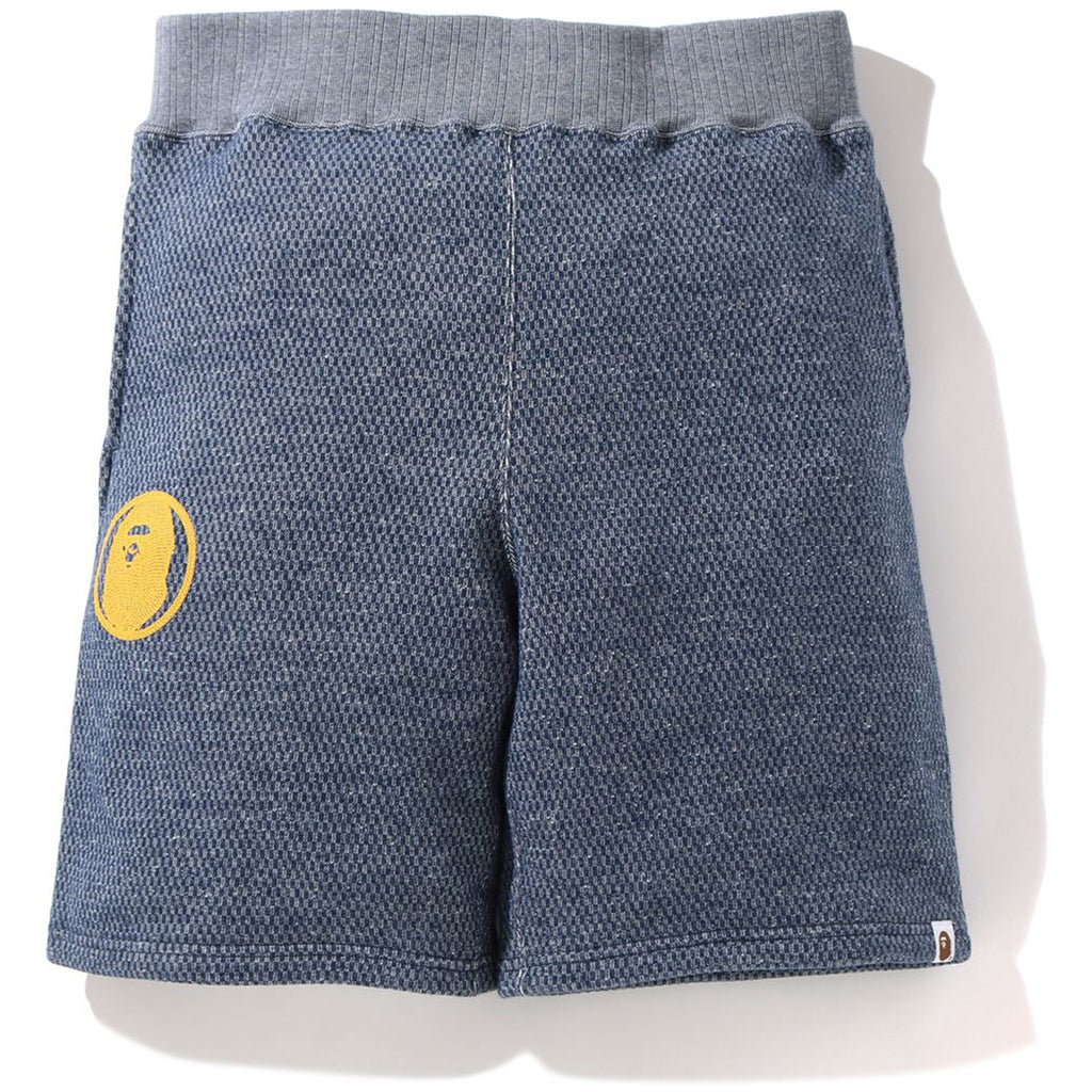 mens navy sweat shorts