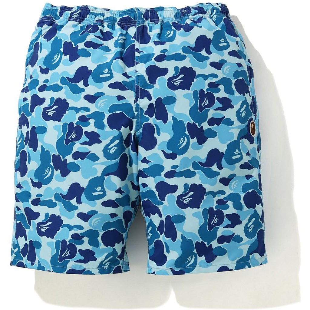 bape blue camo shorts