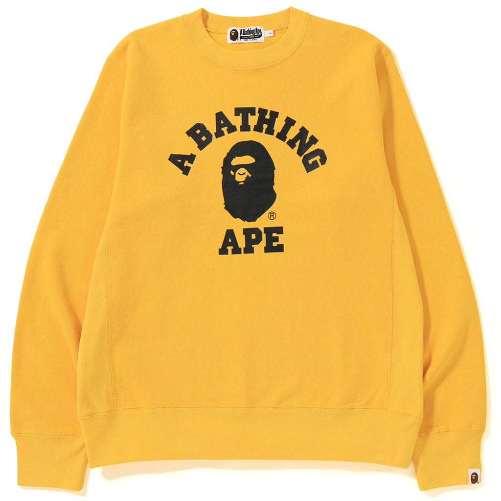 yellow bape sweatshirt