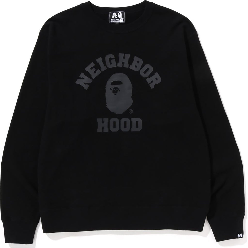 NEIGHBORHOOD BAPE RELAXED FIT CREWNECK-