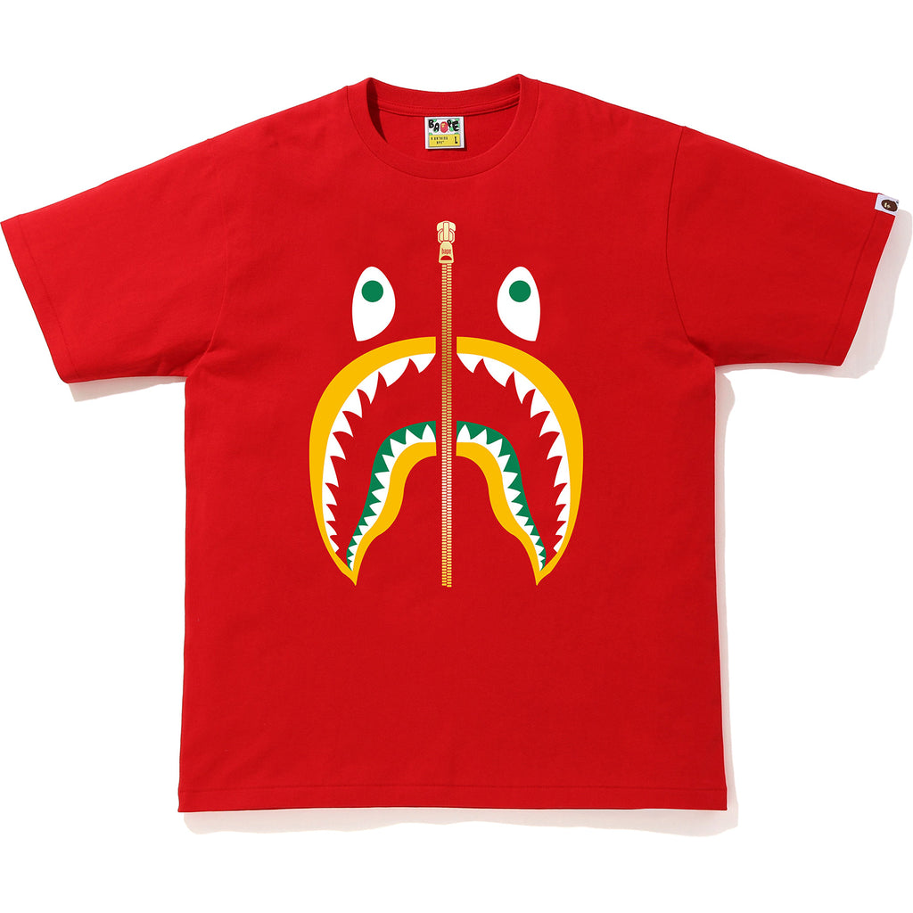 bathing ape t shirt shark