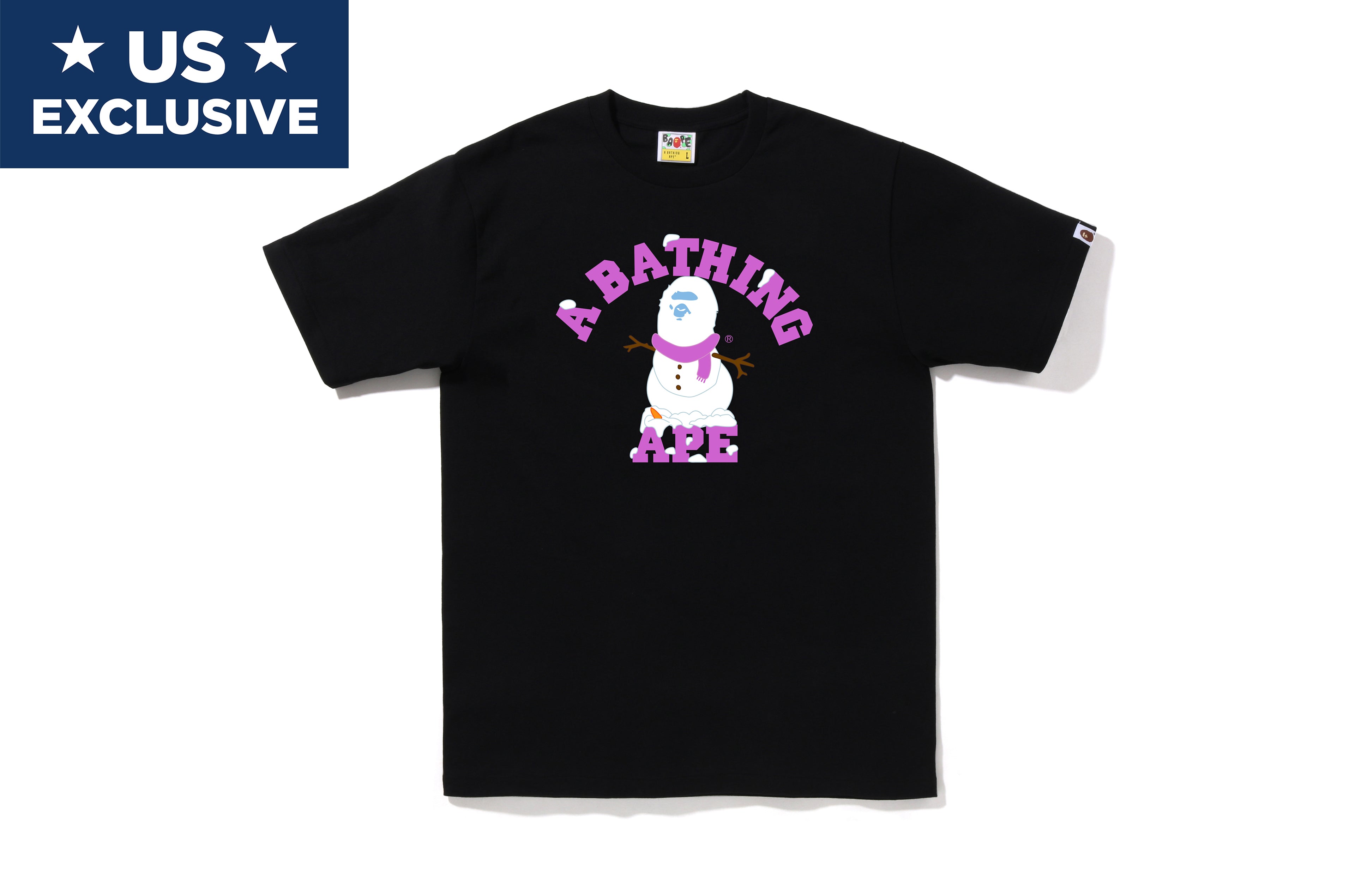 BAPE US LIMITED COLLECTION COLLEGE TEE MENS – us.bape.com