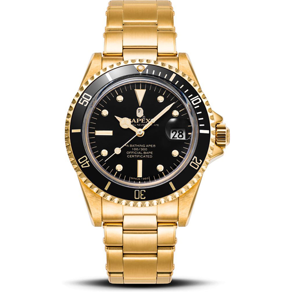 試着のみTYPE 1 BAPEX M GOLD自動巻-