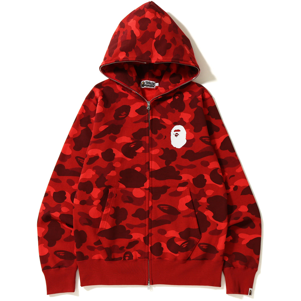 mens camo zip hoodie