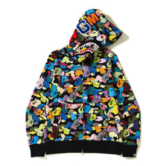 bape hoodie rainbow