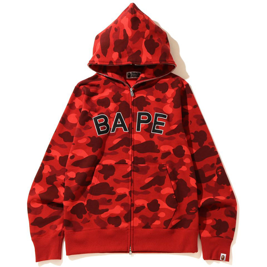 bape red sweater