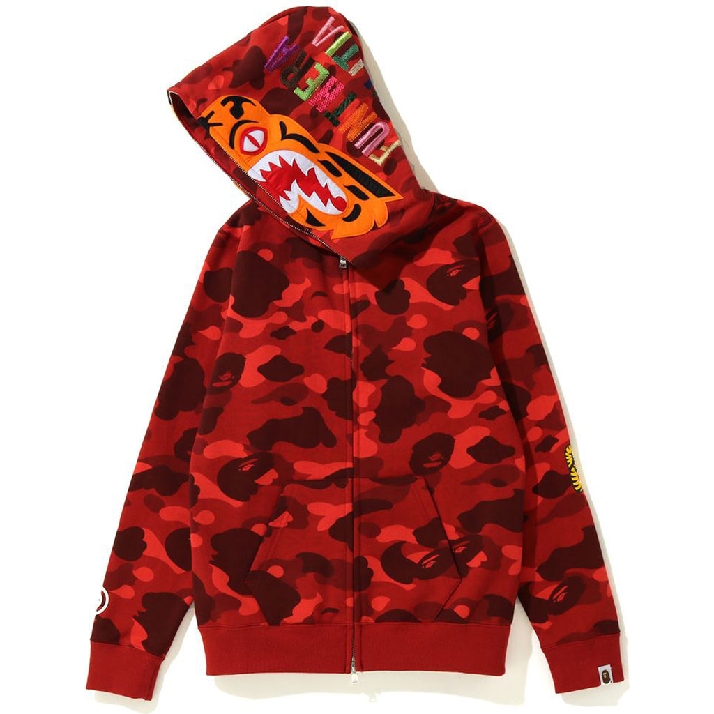 red tiger bape hoodie