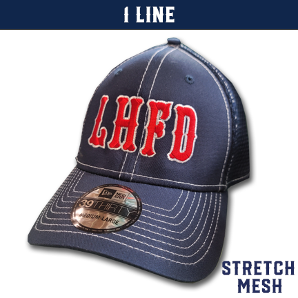 1 Line Custom Hat - New Era Stretch