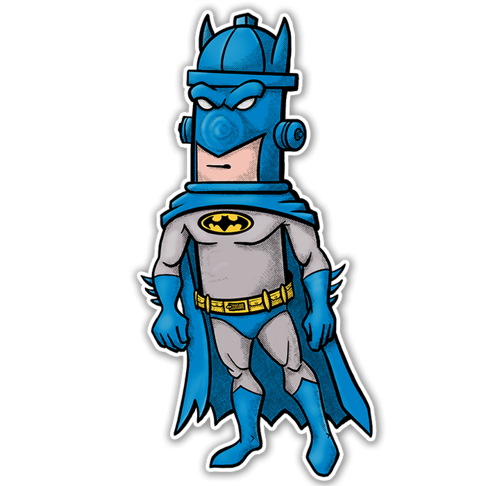 Batman Fan Art - 4" Sticker