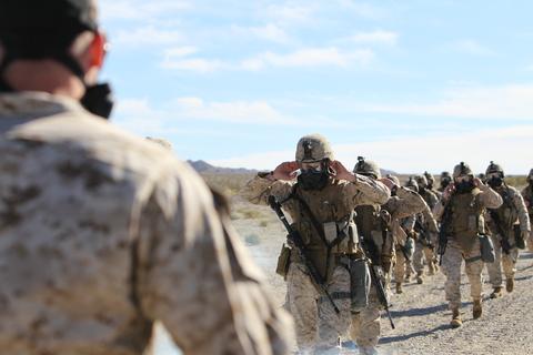 Marines in MOPP