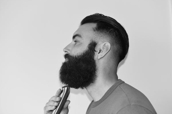 First beard trim | stubble & 'stache