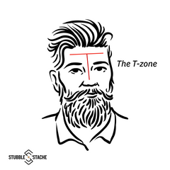 The T-zone | stubble and stache