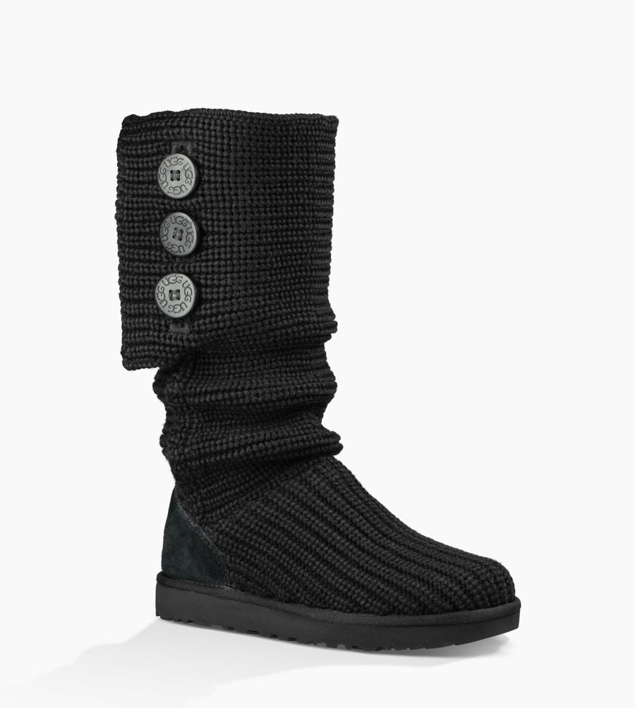 UGG Australia Women's Classic Cardy Boot | Black | Grey