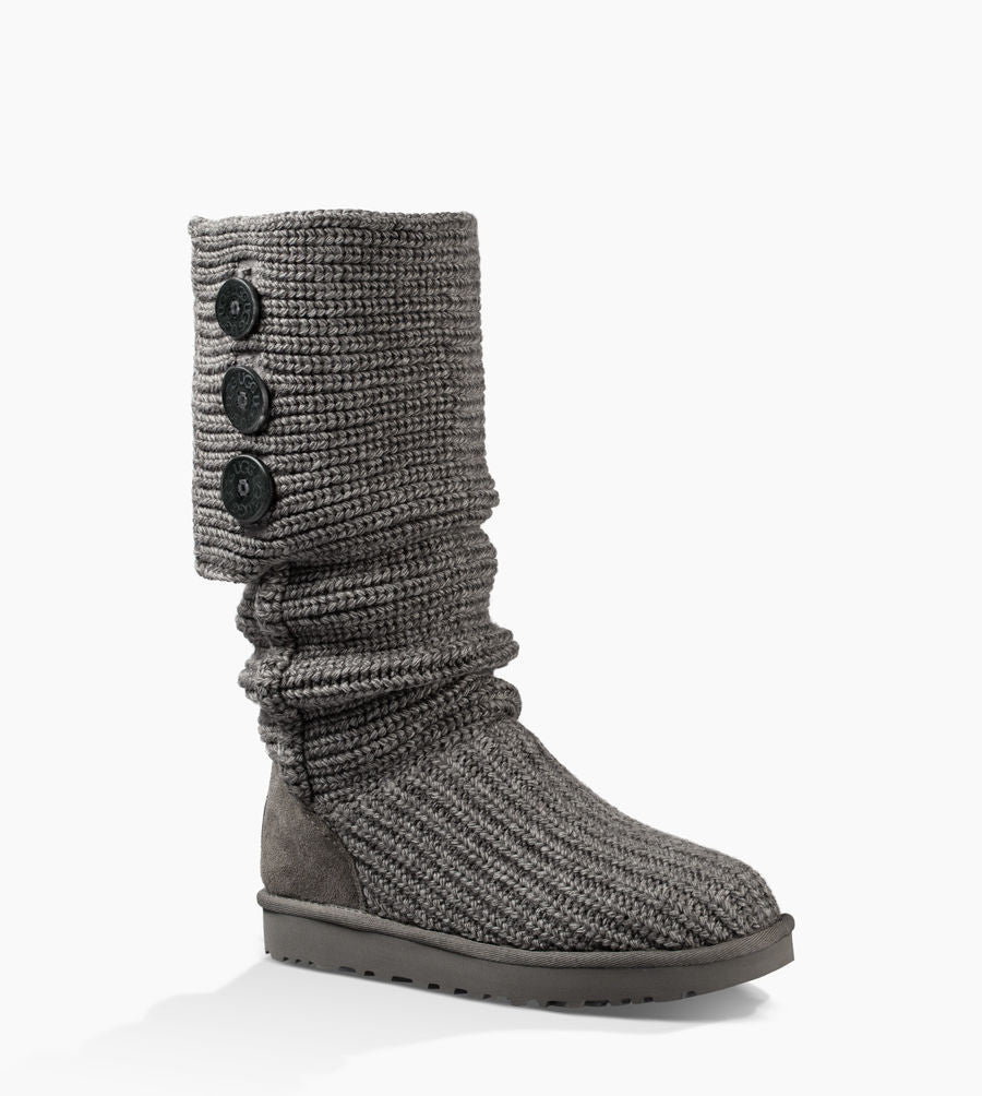 UGG Australia Women's Classic Cardy Boot | Black | Grey