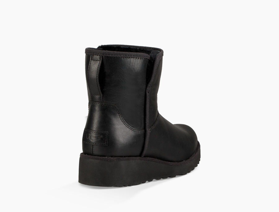 ugg womens kristin leather classic boots black