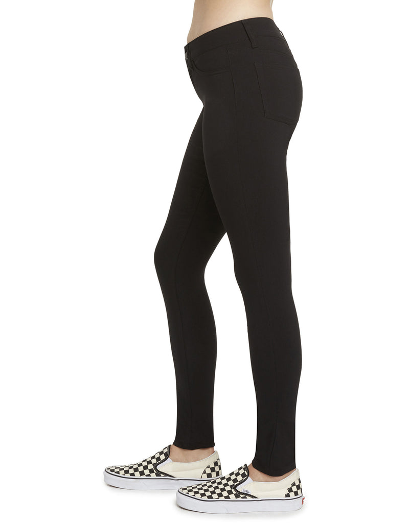 Dickies Girl Juniors' Mock 5-Pocket Super Skinny Pants | Black, Red |  Pinnacle Malibu