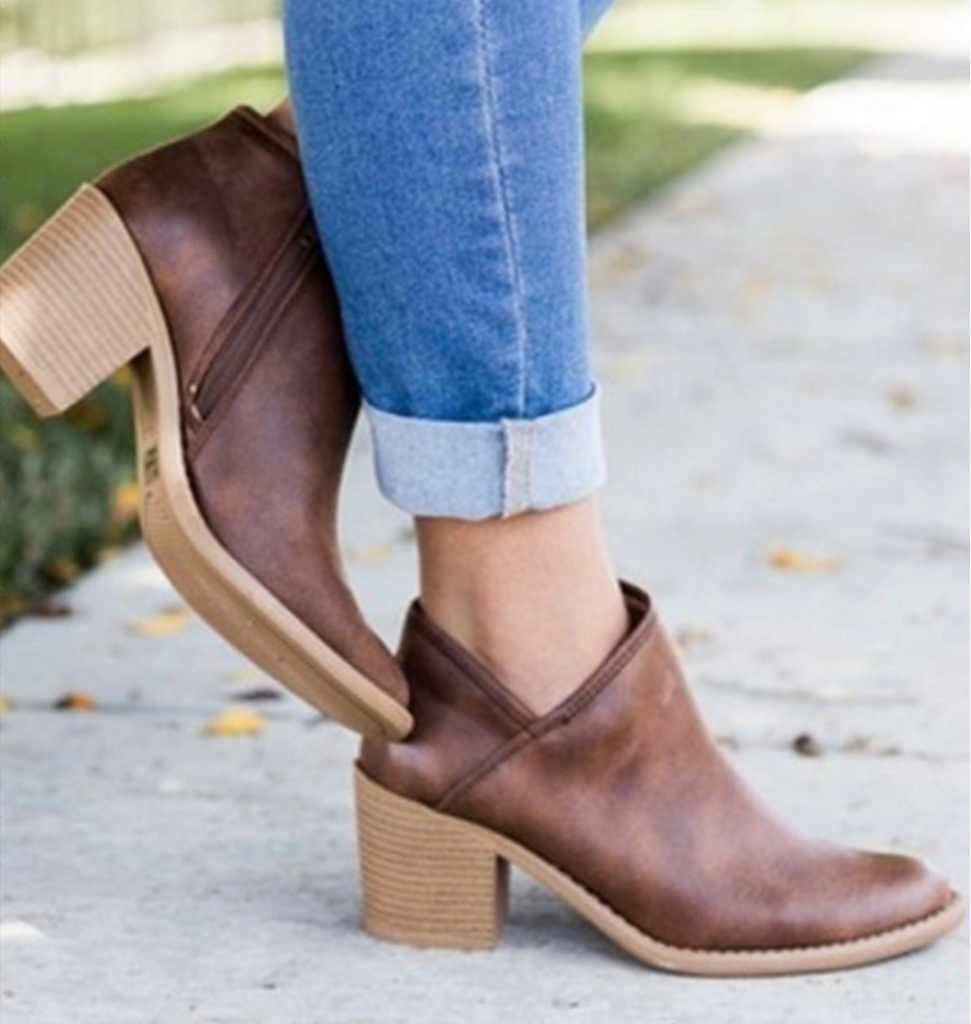 mid ankle booties