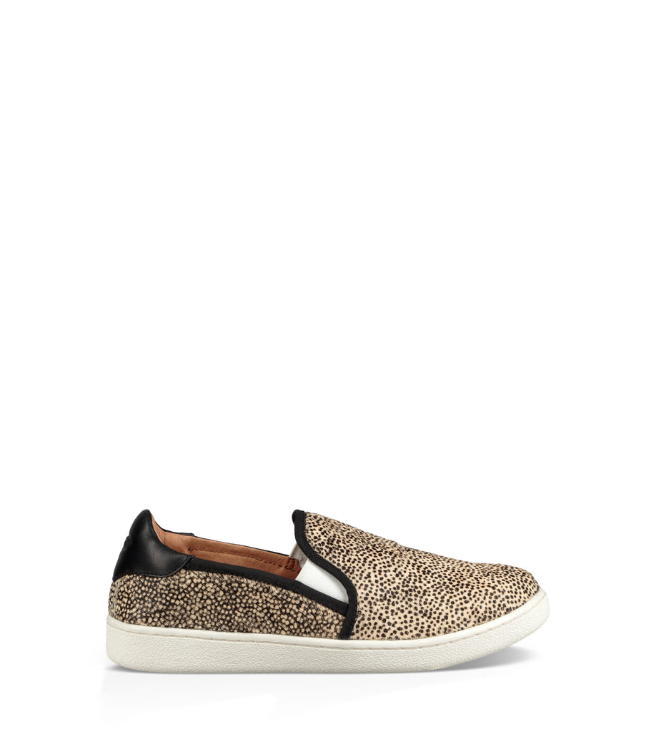 UGG Australia Women's Cas Exotic Sneaker | Black/Tan Dotted