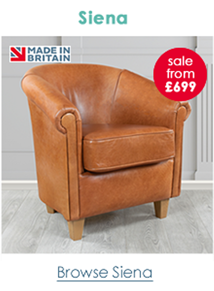 Siena Genuine Leather Tub Chair