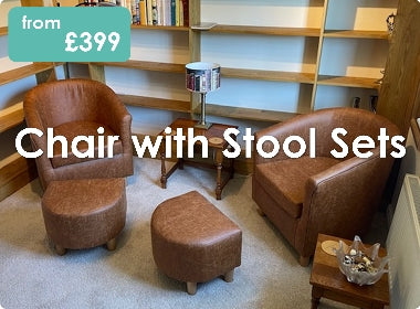 Tub Chair with Footstool Sets