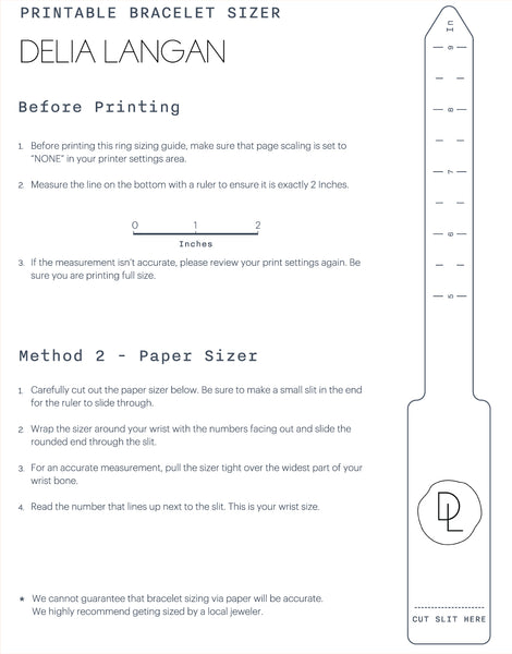 Follow These Easy Steps at Home to Find Your Bracelet Size – Delia