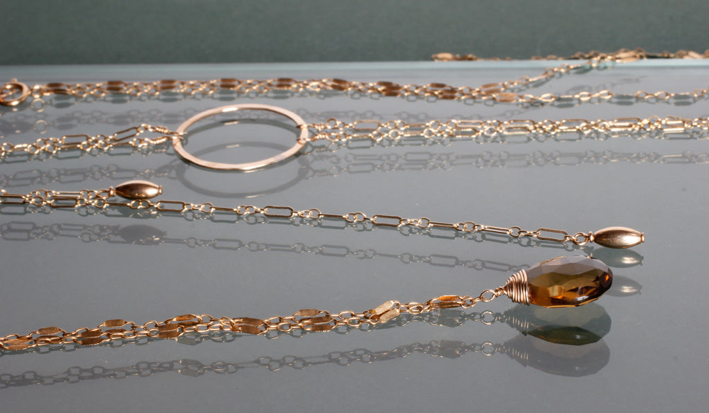 14k gold filled jewelry chain necklaces by delia langan jewelry