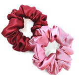 satin hair scrunchies