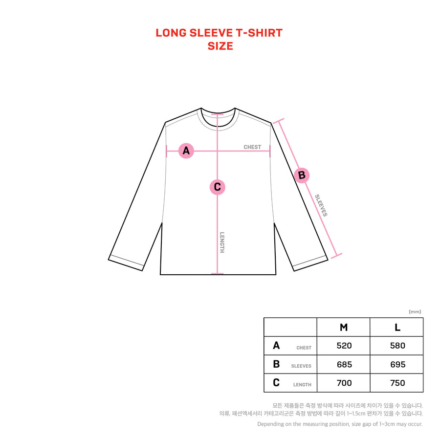 LONG SLEEVE T-SHIRT [BTS LOGO : WHITE] – Big Hit Shop USA