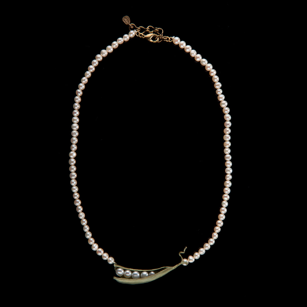 Pea Pod Necklace Pearls Michael Michaud Jewellery