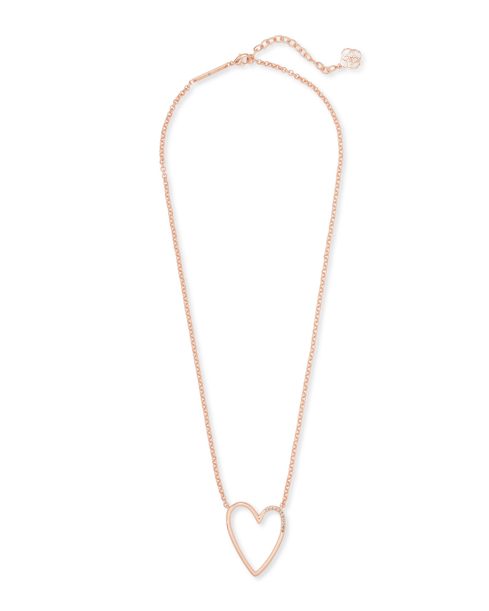 Kendra Scott Ansley Heart Pendant Necklace - 3 Colors Available – MARY ...